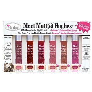 The Balm Meet Matte Hughes vol. 3 - 6 lipsticks